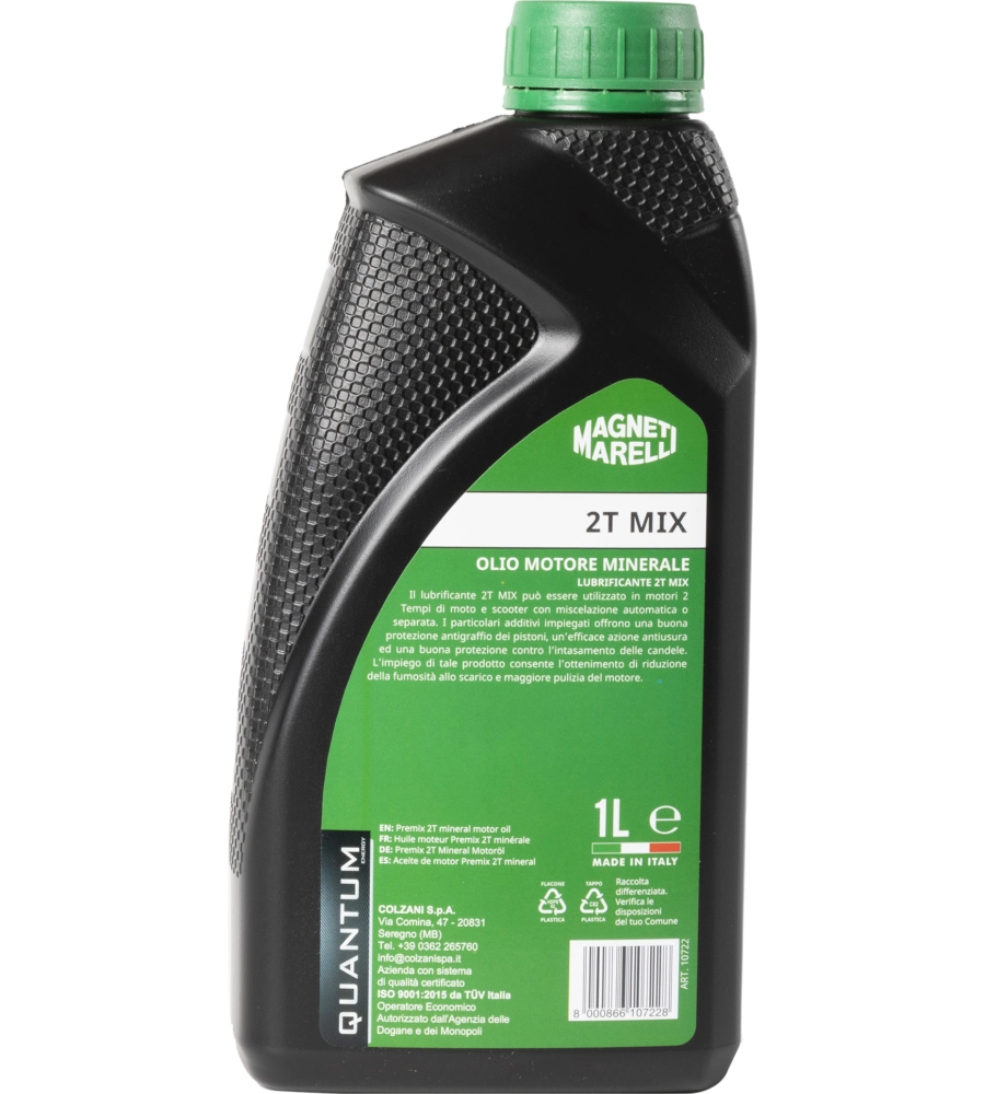 3 pezzi olio quantum marelli 2t mix minerale 1lt